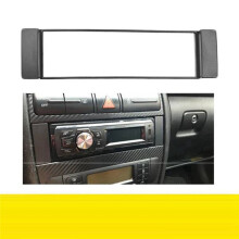 2-Teiliges 1-Din-Blenden-Rahmenset für  A3 8L A6 4B  Toledo Leon  Scudo Stereo-Blende, Armaturenbrett, CD-Verkleidung, Radioabdeckung