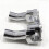 3-1/2 Inch Pullback Handlebar Risers & Top Clamp Kit for  Dyna Softail Fat Boy 6