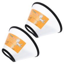 Breathable Cat Collars 2Pack Soft Protective Neck Circles For Cats And Kittens PostSurgery AntiLicking Wound Care