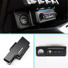Autoladegerät Power Dual-USB-Ladeadapter und Typ-C-Ladeanschlüsse für Jimny JB64 Sierra JB74W 2019-2023 LHD