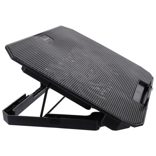 2Pièces Ventilateur Double Pour Notebook Portable ABS Noir USB