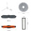 Robot för L10s Sweep Floor Replacement Replacement Parts Set. 6