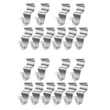 20 Ganci In Acciaio Inossidabile per Ganci Resistenti per Rivestimenti In Vinile per Appendere Oggetti Senza Foro Gancio In Vinile per Appendere