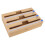 Natural Bamboo Plastic Wrap Dispenser 33.7x21.5x8.7cm 5