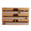 Natural Bamboo Plastic Wrap Dispenser 33.7x21.5x8.7cm 2