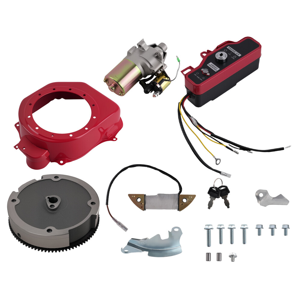 Electric Start Starter Flywheel Switch Charging Coil Kit For Honda Gx160 Gx200 6931823982294
