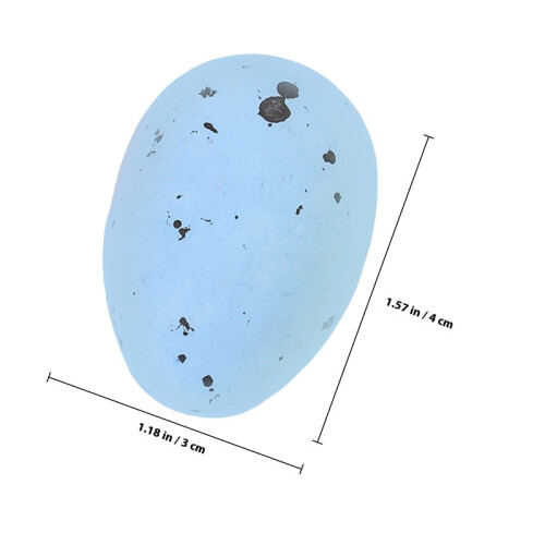 (1.8cm) 100pcs Diy Foams Easter Eggs Imitation Colorful Stuffer Decoration 1