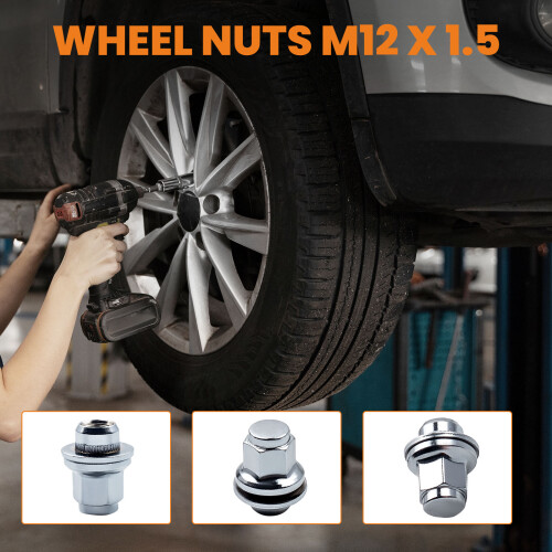 20x Radmuttern For Jaguar X-Type CF1_ Saloon 2001-2009 Wheel Lug Nuts 1