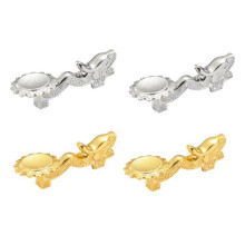 Chopsticks Holder Alloy Retro Dragon Chopsticks Rack Knife Spoon Fork Stand Chopstick Rest,Gold & Silver 4PCS