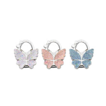 3 Uds. Soporte Plegable de Gancho de Mesa para Bolso de Mariposa de Moda para Bolso de Estudiante, Colgador para Decoración del Hogar, Gancho de