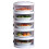 Food Heat Shield, Transparent Stackable Dustproof, Leftovers Food Storage Container Kitchen Organization 1