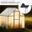 Rain Gutter Drainage Set 2Pcs Silver Greenhouse Downpipe Water Butt Gutter Kit 8
