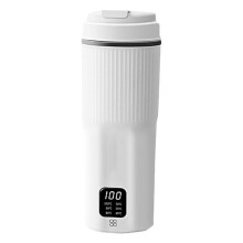 Tetera de Viaje Portátil de Acero Inoxidable 316, Minihervidor de Agua Pequeño con Control de 6 Temperaturas, Enchufe Europeo