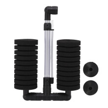 Aquarium-Bio-Schwammfilter, leiser Betrieb, Bakterienbesiedlung, mechanische Filtration, Luftpumpe, Schwammfilter fördert den Gasaustausch, geeignet