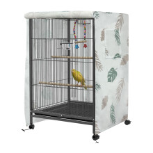 Waterproof Bird Cage Cover with Noise Reduction, DustProof Outdoor Protective Blanket 420D PU