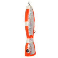 Top Wasser hartes Angelköder 8,5cm 12g Orange für Salzwasserfische