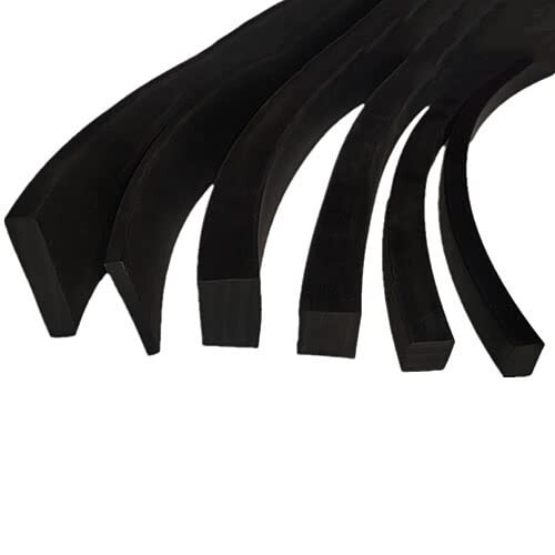Square Solid Sponge Strip Nitrile Rubber Sealing Strip 1m Length 5mm x 20mm CrossSection