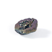 Myga Aura Quartz Crystal Geode - Rainbow