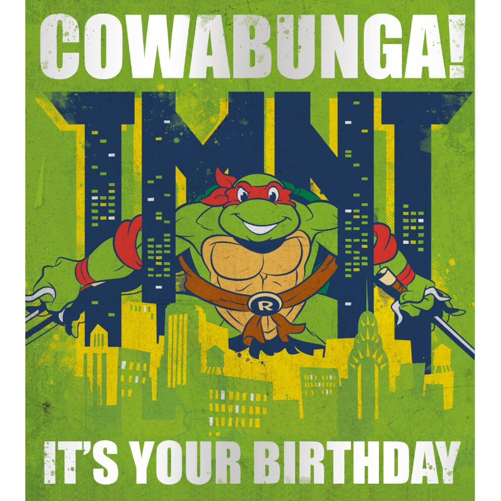 Teenage Mutant Ninja Turtles Cowabunga Birthday Card