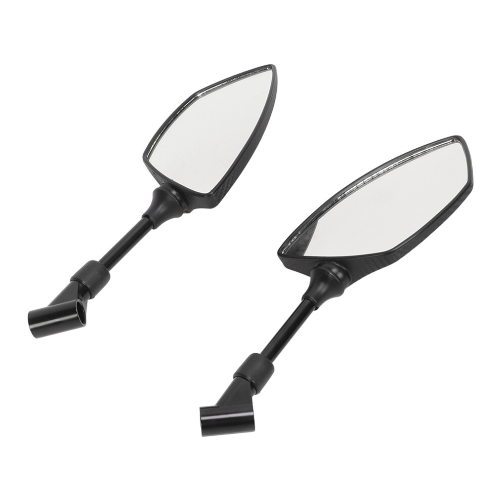 Universal 360 Rotation Motorcycle Rearview Mirror Abs Metal Glass Black 8441375147648