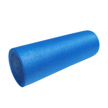 Blue Yoga Roller Elastic Solid Massage Column For Fitness And Pilates Balance And Muscle Tension Relief For Women