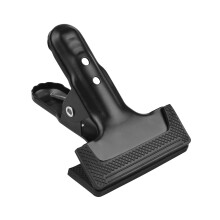 Heavy Duty Spring Clamp for Photography Backdrop with NonSlip Rubber Pads, 5cm Opening, Black