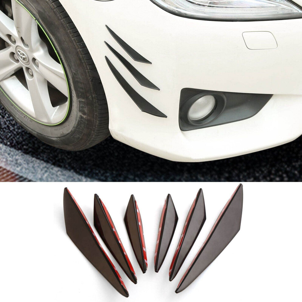 Car Front Bumper Lip Spoiler For Toyota Venza Prado Fortuner Wish Hilux Crown Scion Sequoia, Durable Heatresistant Aerodynamic Protector Black 9199774988889