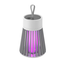 Bug Zapper Portable Lantern for Indoor Outdoor Use USB Charging Grey Purple for Home Camping and Picnics