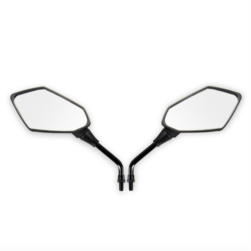 Motorcycle Side Mirror 2Pcs Set, Rearview Mirror For Scooter, Convex 8Mm Or 10Mm Mounting, Electrombile Compatible 9347817418620