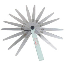 Metric 17 Blade Steel Feeler Gauge 0.021.0 Millimeter Spark Plug Gap Tool