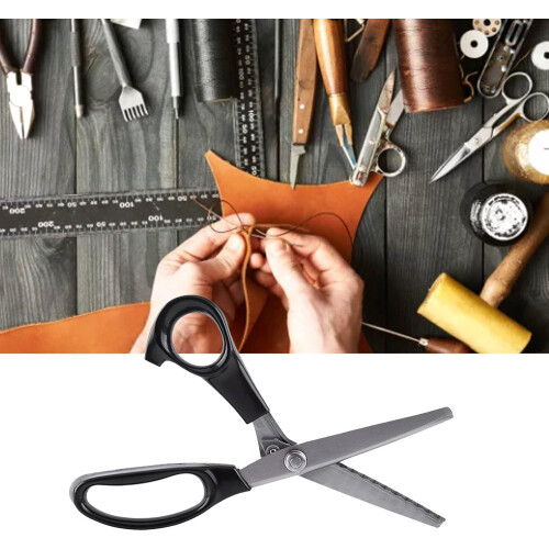 Fabric Pinking Shears Decorative Triangle Edge Scissors For Sewing 3mm 5mm 7mm 1