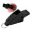 Professional Referee Black Whistle with Lanyard Crisp Sound Durable 9