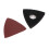 Triangular Sanding Pad Set 80mm 51pcs Grit 60-240 for Vacuum & Hand Sander Use 6