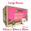 10 Strong Extra Large and 10 Large Strong Cardboard Storage Packing Boxes with Carry 5
