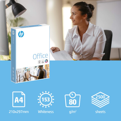 HP HP Papers,5 Ream I 2500 Sheets,White,RH98112 Print 2