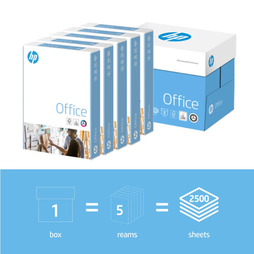 HP HP Papers,5 Ream I 2500 Sheets,White,RH98112 Print 1