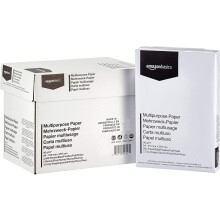 Amazon Basics Multi-Purpose Copy Printer Paper, A4 80 GSM, 2500 Count (Pack of 5), Wh