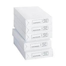 Schäfer Shop Copy Paper A4, 80 g/m² Printer Paper, Laser, Inkjet, Fax Paper, 2500 She