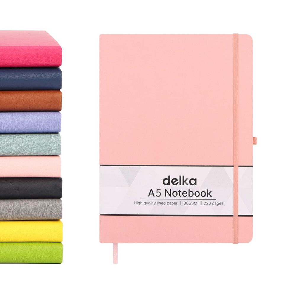 Scotch Delka A5 Notebook – Lined Notepad Journal, Soft Cover Writing Pad For Office, School,