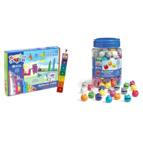 Learning Resources Learning Resources LSP0949-UK MathLink Cubes Numbe
