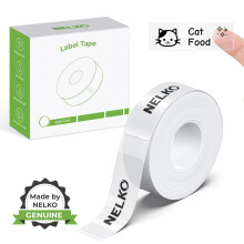 NELKO P21 Label Maker Tape, Adapted Label Print Paper, 14x40mm (0.55"x1.57"), Standar