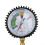 Compression Gauges, Brass Nitrogen Pressure Tester, HVAC Systems, Spherical Valve Design, Central AC Compatible 4