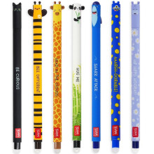 LEGAMI - Set of 7 Erasable Gel Pens with Thermosensitive Erase Ink, Range of ink colo