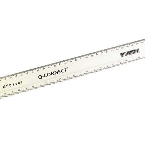Q-Connect 300mm/30cm Clear Ruler 2