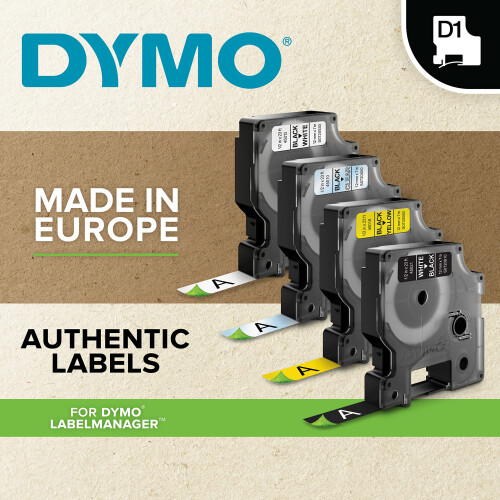 DYMO DYMO Authentic D1 Labels | Black Print on White Ta 2