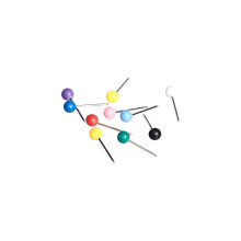 Amazon Basics Map Push Pins 3 mm, Map Tacks 10 Colors (Each Color 60 PCS) 600 Pieces