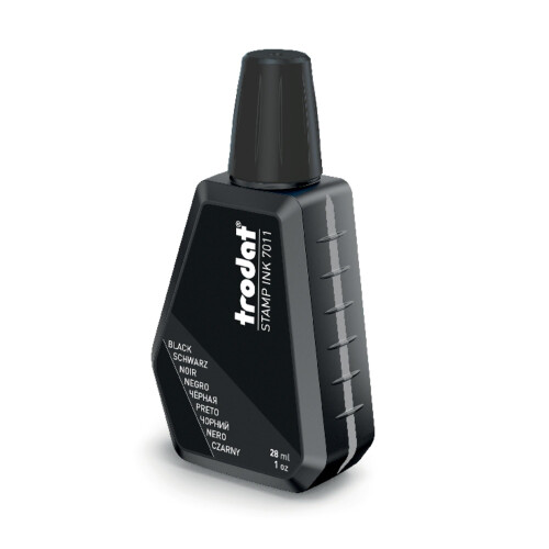 Trodat Black Ink Bottle - 28 ml - Replacement Ink 2