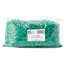 Box.it.pack.it Shredded Crinkle ZigZag Kraft Paper, Green, 200g