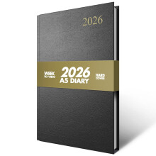 2026 Diary A5 Week to View – Hardback 2026 Planner & Organiser with Notes, Monthly Ca