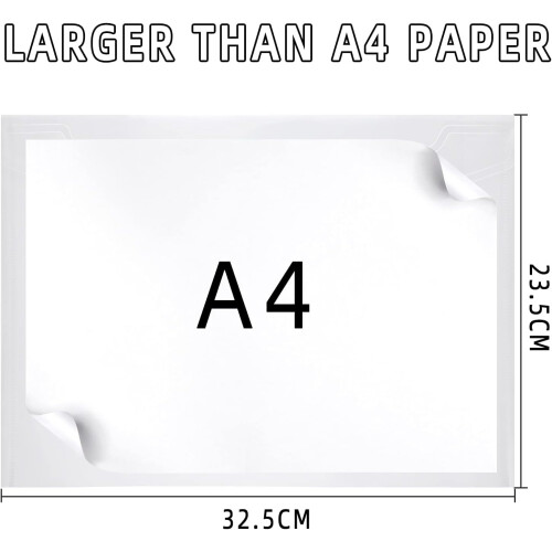 24Pack Plastic Wallets Folders - A4 Plastic Folders Document Folder Wallet Popper Wal 1